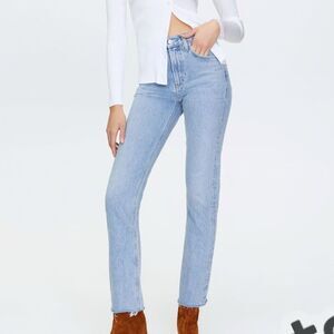 Agolde Cherie High Rise Straight Jeans 23 Women